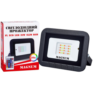 Світлодіодний прожектор MAGNUM FL ECO LED slim 20Вт RGB IP65 (90018140) в Луцьку