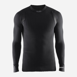 Футболка з довгими рукавами Craft Active Extreme 2.0 CN LS Man 1904495-9999 M Black (7318572538719)