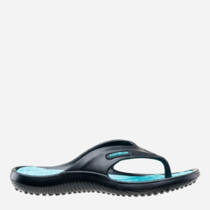 Сланці AquaWave Ilama Wmns 38 Black/Blue/Curacao (5902786156061) краща модель в Луцьку