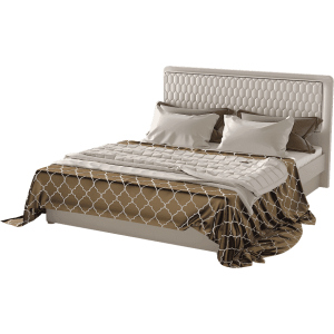 Ліжко Aqua Rodos Кристал 180 х 200 см Бежевий (АР000031945) краща модель в Луцьку