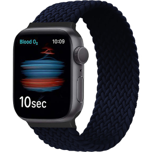 Ремешок Promate Fusion-40L для Apple Watch 38-40 мм 1/2/3/4/5/6/7/SE Charcoal (fusion-40l.charcoal) в Луцке