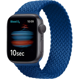 Ремінець Promate Fusion-44M для Apple Watch 42-44 мм 1/2/3/4/5/6/7/SE Blue (fusion-44m.blue) краща модель в Луцьку