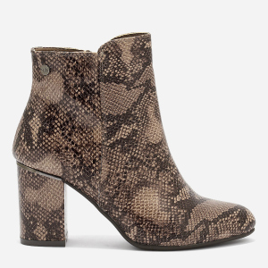 Ботильоны XTI Taupe Snake PU Ladies 35160-1129 37 Светло-коричневые (8434739549349) в Луцке