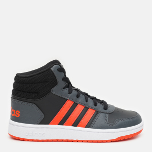 Кеды детские Adidas Hoops Mid 2.0 K GZ7768 35 Cblack/Solred/Gresix (4064049104453) лучшая модель в Луцке