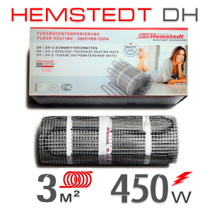 Нагревательный мат Hemstedt DH 3 кв.м