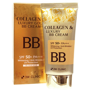 ВВ-крем для лица 3W Clinic Collagen & Luxury Gold BB Cream SPF50+/PA+++ 50 мл (8809331318875) в Луцке