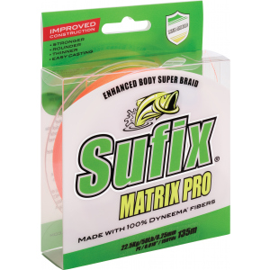 Шнур Sufix Matrix Pro 135 м 0.18 мм 13.5 кг PE1 30 LB Orange (DS1WT0204gFB1P) ТОП в Луцке