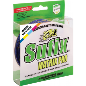 Шнур Sufix Matrix Pro 250 м 0.12 мм 8.1 кг PE0.6 18 LB Multi (DS1CB0148uDC2P) лучшая модель в Луцке