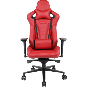 Кресло игровое Anda Seat Dracula Size M Red NAPA LEATHER (AD14-03-RB-L/C-R01) в Луцке