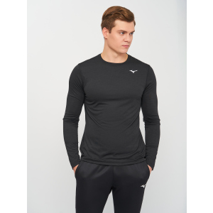 Рашгард Mizuno Impullse Core LS Tee J2GA752009 L Чорний (5054698296189) ТОП в Луцьку