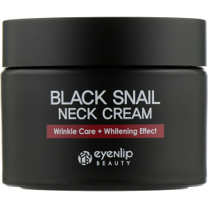 Омолаживающий крем для шеи с муцином улитки Eyenlip Black Snail Neck Cream 50 мл (8809555251095) ТОП в Луцке