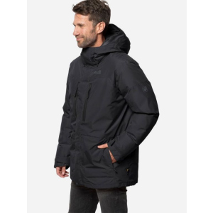 Пуховик Jack Wolfskin North Ice Parka M 1111681-6000 XL Черный (4060477270234) лучшая модель в Луцке