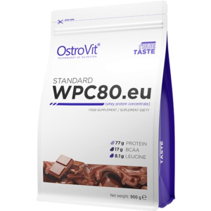 Протеин OstroVit Standard WPC80.eu 900 г Шоколад (5902232610550) в Луцке