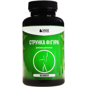 Дієтична харчова добавка Sage Nutrition Струнка Фігура 60 капсул (7255-0001) надійний