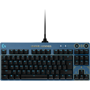 Клавиатура проводная Logitech G PRO Mechanical Keyboard League of Legends Edition - LOL-WAVE2 USB (920-010537) рейтинг