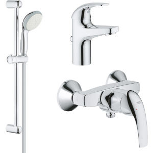 Набір змішувачів GROHE Start Curve 126747 (23805000+23767000+26196000) ТОП в Луцьку