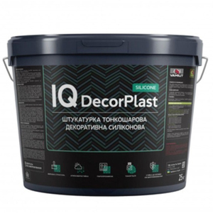 Силиконовая декоративная штукатурка Vamiut IQ DecorPlast SILICONE камешковый 0,5мм 25кг ТОП в Луцке