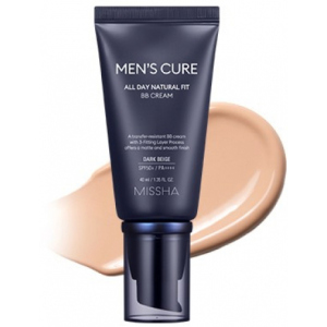 ВВ крем чоловічий натуральний Missha Mens Cure Fit SPF50+/PA++++ Dark Beige 40 мл (8809643532686) в Луцьку