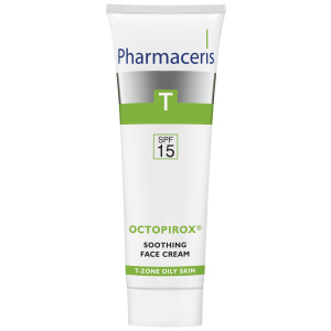 Заспокійливий крем для обличчя Pharmaceris T Octopirox SPF15 30 мл (5900717141711) ТОП в Луцьку