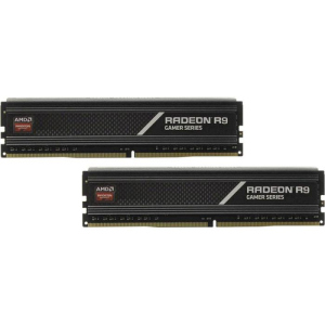 Модуль памяти AMD Radeon R9 Gamer DDR4 3200MHz 16GB Kit 2x8GB (R9S416G3206U2K) ТОП в Луцке