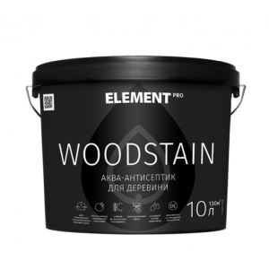 купити Аква-антисептик для дерева ELEMENT PRO WOODSTAIN, 10 л.