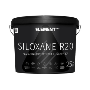 Фасадна штукатурка ELEMENT PRO SILOXANE R20 25 кг Біла ТОП в Луцьку