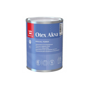 Грунт синтетичний TIKKURILA OTEX AKVA адгезійна база А 0,9л краща модель в Луцьку