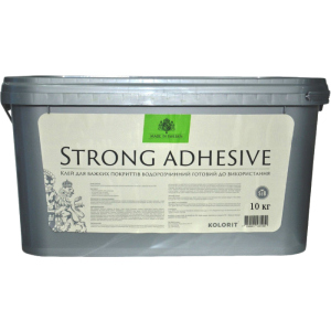 Клей для важких шпалер Kolorit Strong Adhesive 10 кг Білий (IG6546546867) ТОП в Луцьку