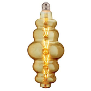 Лампа винтажная светодиодная филаментная (ретро) Horoz Electric Filament led ORIGAMI-XL 8W E27 2200K Янтар в Луцке