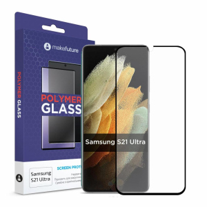 хороша модель Скло захисне MakeFuture Samsung S21 Ultra Polymer Glass (MGP-SS21U)