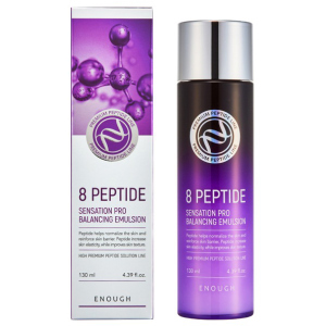 Эмульсия антивозрастная Enough 8 Peptide Sensation Pro Balancing Emulsion 130 мл (8809438485685) лучшая модель в Луцке