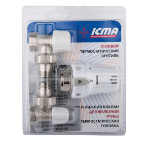 Термокомплект Icma 1/2" прямой №KTE985+775+815 в Луцке