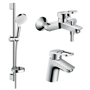 Комплект змішувачів Hansgrohe Logis Loop 1042019 (71150000+71244000+26553400) в Луцьку