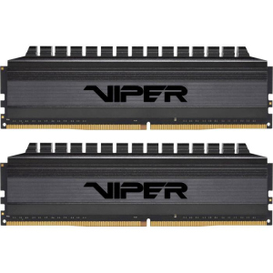 Модуль пам'яті PATRIOT Viper 4 Blackout DDR4 4400MHz 16GB Kit 2x8GB (PVB416G440C8K) ТОП в Луцьку