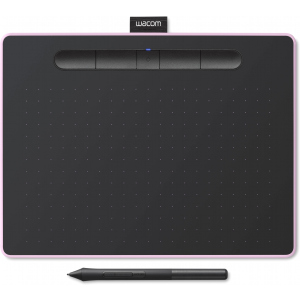 Графічний планшет Wacom Intuos M Bluetooth Pink (CTL-6100WLE-N) ТОП в Луцьку