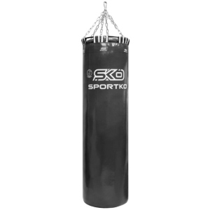 Мішок боксерський Sportko PVC 150 см з кільцем Чорний (SP-7018P05) в Луцьку