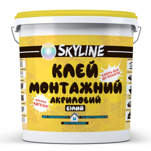 Клей монтажний акриловий універсальний SkyLine 12 кг. ТОП в Луцьку