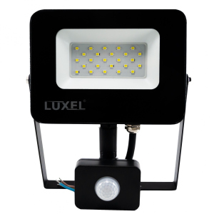 Прожектор LED 20W з датчиком руху Luxel (LPES-20C) ТОП в Луцьку