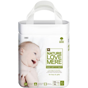 Підгузки-трусики NatureLoveMere Magic Soft Fit розмір XXL 18 шт (8809402093717) ТОП в Луцьку