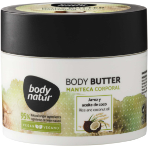 Баттер для тіла Body Natur Body butter rice and Coconut oil 200 мл (8414719408088)