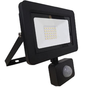 Прожектор світлодіодний LED Horoz Electric ASLAN/S-30 30W 6400K з датчиком руху IP65 068-011-0030 краща модель в Луцьку