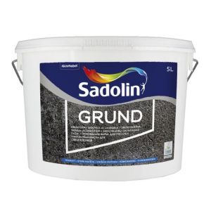 Грунт дисперсионный SADOLIN GRUND для впитывающих поверхностей белый (база ВW) 5л лучшая модель в Луцке