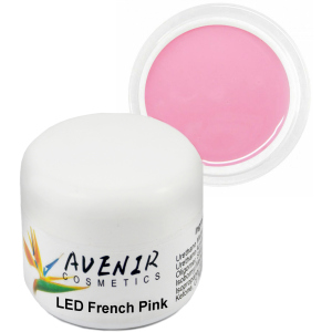 Гель для нарощування нігтів Avenir Cosmetics LED French pink 50 мл (5900308133088) в Луцьку