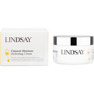 Зволожуючий крем для обличчя Lindsay Vitamin Moisture Cream 100 г (8809504740519) ТОП в Луцьку