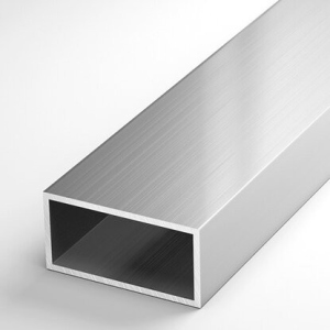 Труба алюминиевая прямоугольная Segreto анодированная серебро 40х20х2 мм ,1м (уп.,10шт .) в Луцке