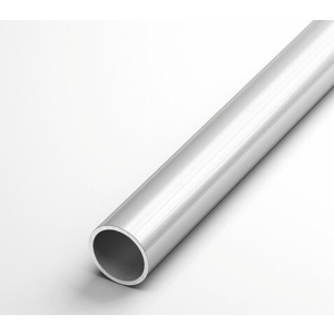 Труба алюмінієва кругла Segreto анодована срібло 20х2 мм, 2м (уп., 10шт) ТОП в Луцьку