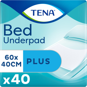 Одноразові пелюшки, що вбирають Tena Bed Plus 40x60 см 40 шт (7322540728859) краща модель в Луцьку