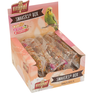 Набір ласощів для папуг Vitapol Smakers Box з полуницею 12 шт (5904479132321) в Луцьку