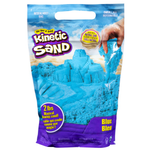 Пісок для дитячої творчості Kinetic Sand Colour Синій 907 г (71453B) ТОП в Луцьку