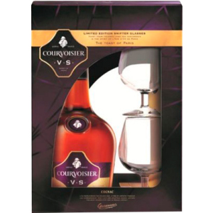 Коньяк Courvoisier VS 0.7 л 40% + 2 келихи (5010696004379) в Луцьку